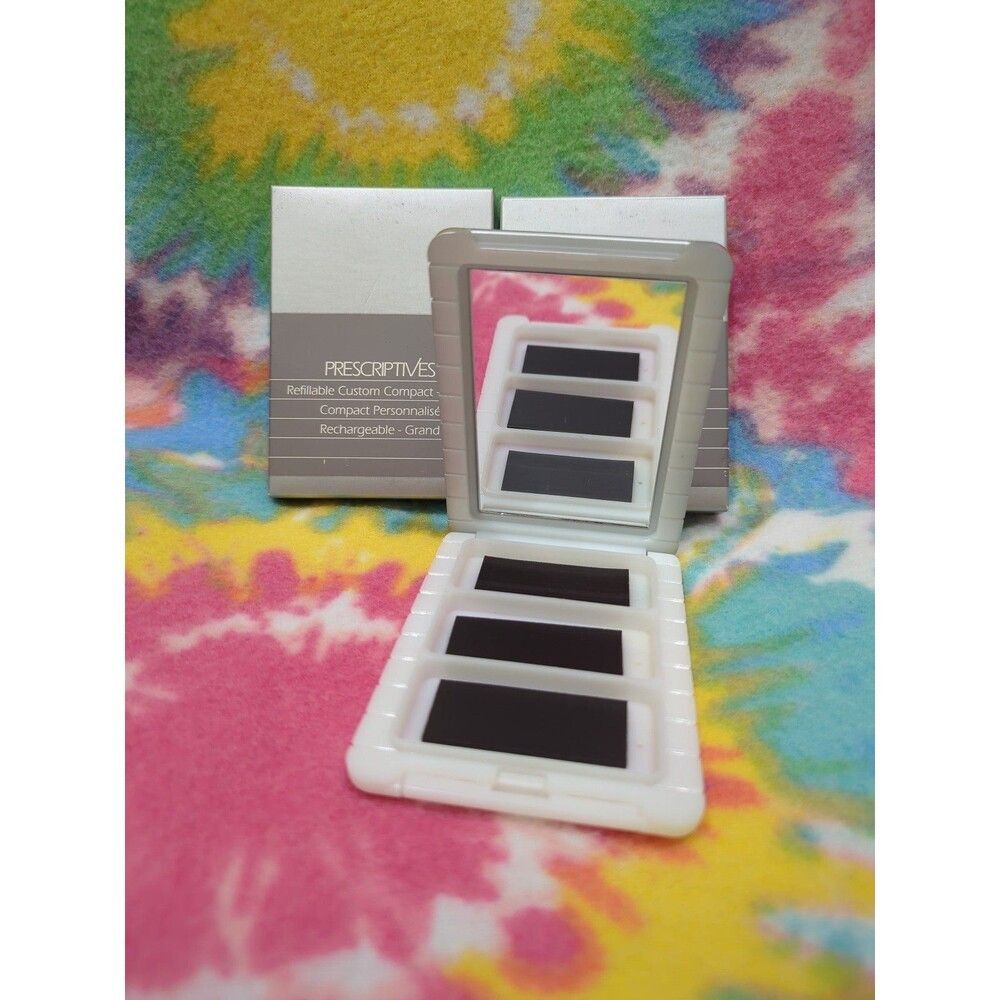 2 Prescriptives custom compacts eyeshadow blush highlighter EMPTY BNIB
